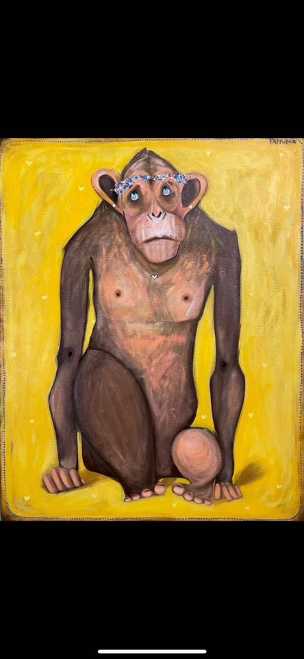 Contemplative Monkey